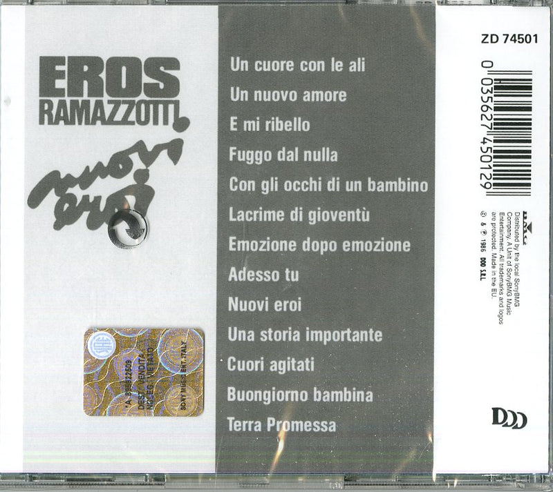 Ramazzotti Eros - Nuovi Eroi Cd 0035627450129