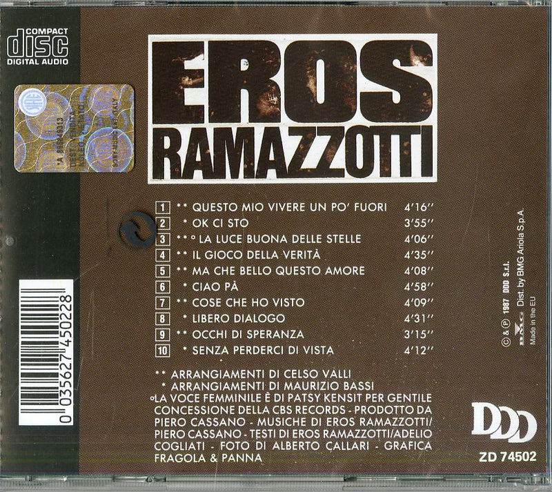 Ramazzotti Eros - In Certi Momenti Cd 0035627450228