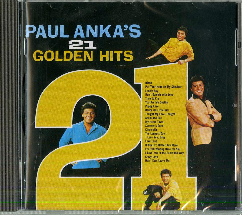 Anka Paul - 21 Golden Hits Cd 0035628232625