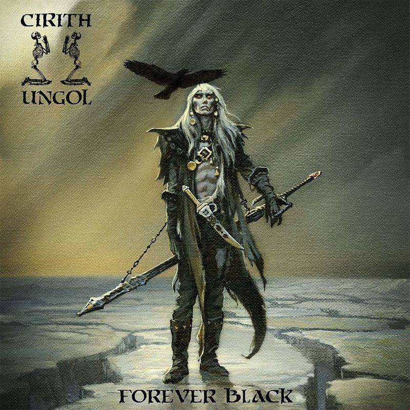 Cirith Ungol - Forever Black (Box 2 Cd + 2 Vinili Colorati + Bandiera + Sottobicchiere + Toppa)