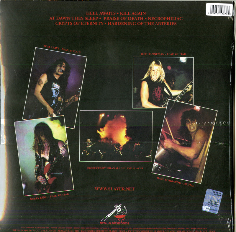 Slayer - Hell Awaits (Vinyl Orange Red Edt.) Lp 0039841578775
