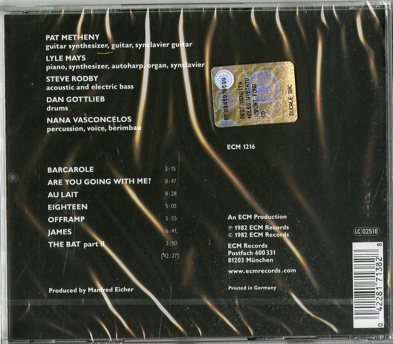 Metheny Pat - Offramp CD 0042281713828