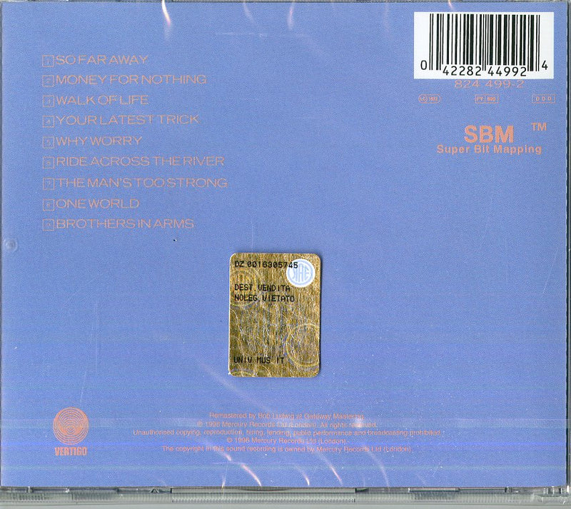 Dire Straits - Brothers In Arms Cd 0042282449924