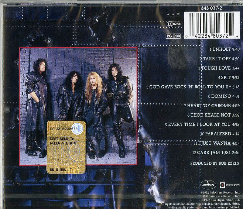 Kiss - Revenge Cd 0042284803724