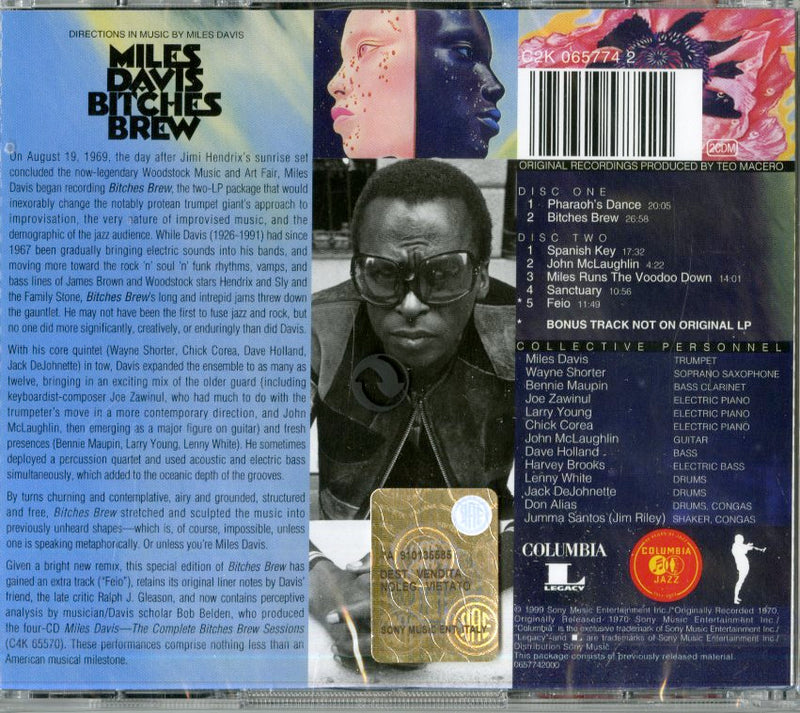 Davis Miles - Bitches Brew Cd 0074646577424