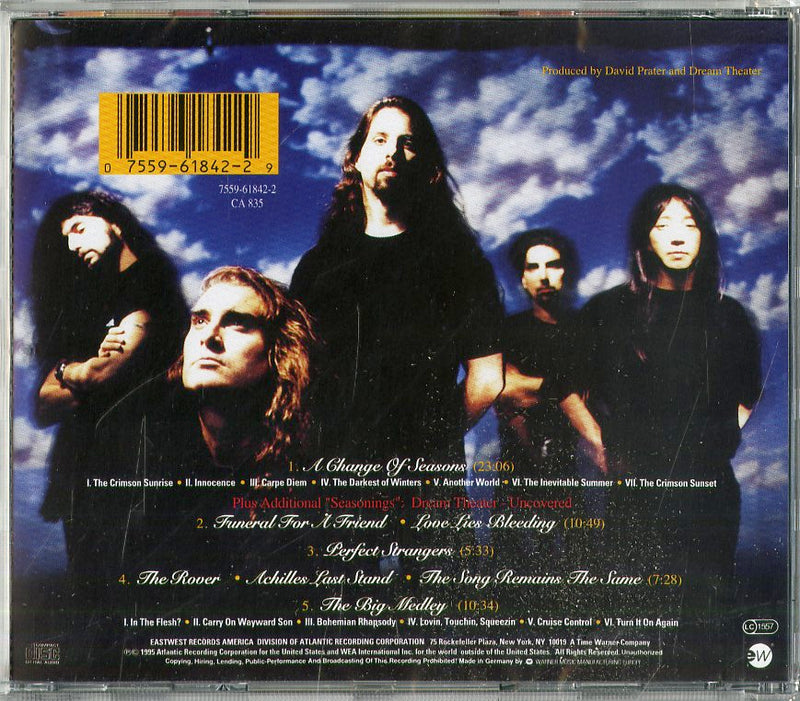 Dream Theater - A Change Of Seasons Cd 0075596184229