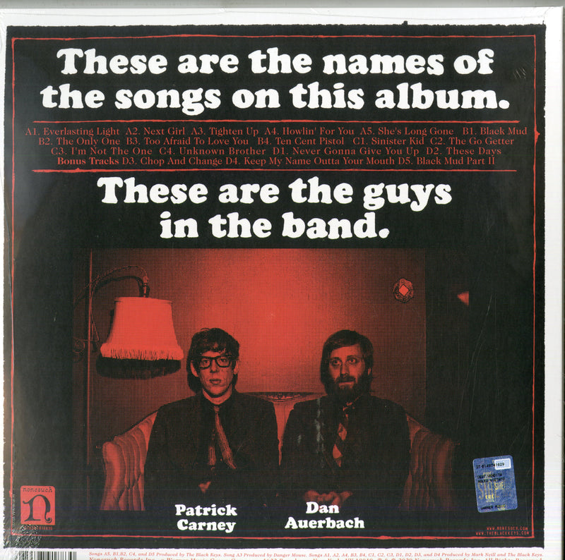 Black Keys The - Brothers (Deluxe Remastered Anniversary Edt. 140 Gr. + 3 Bonus Tracks + Foto) Lp 0075597918830