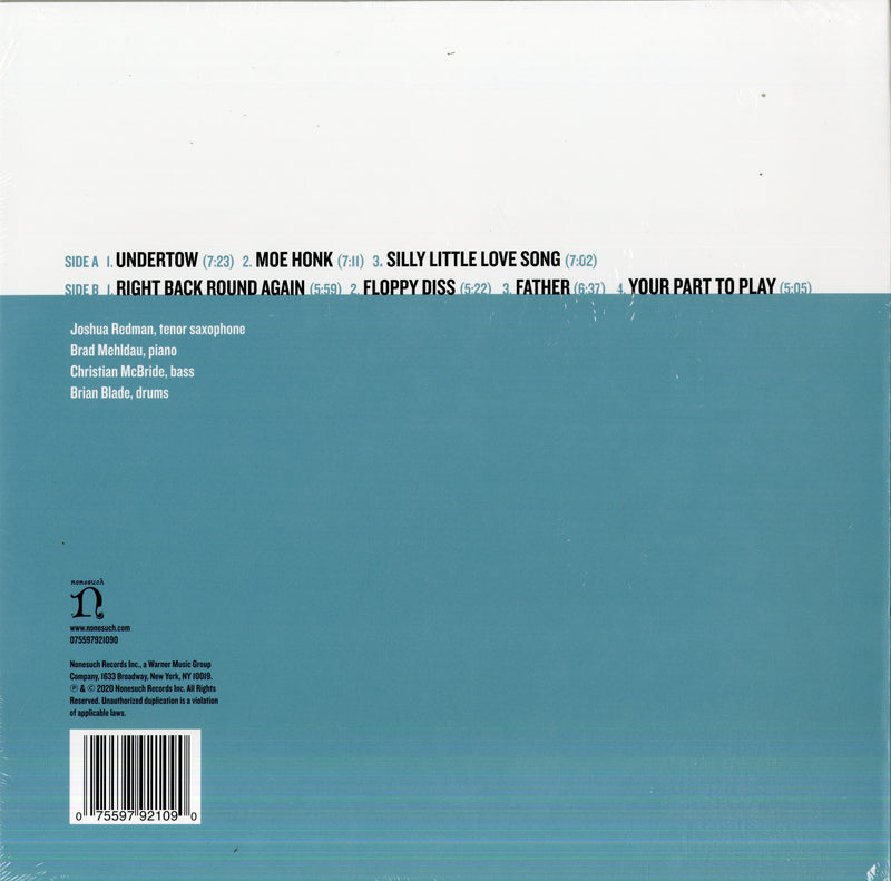 Redman Joshua, Mehldau Brad, Blade Brian - Roundagain Lp 0075597921090