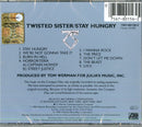 Twisted Sister - Stay Hungry Cd 0075678015625