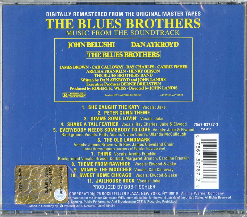 O.S.T.-The Blues Brothers - The Blues Brothers Cd 0075678278723