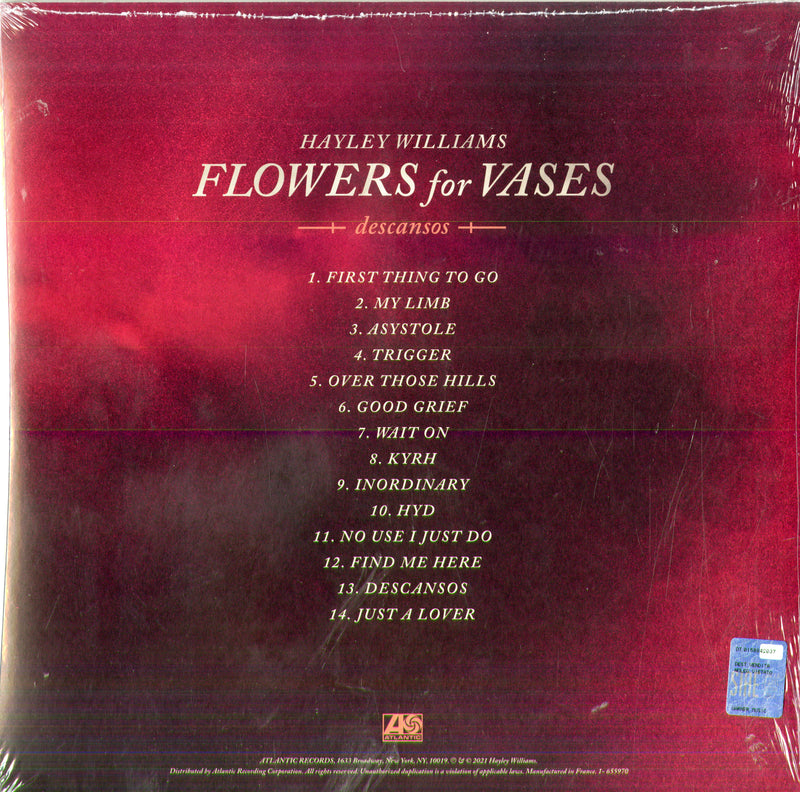 Williams Hayley - Flowers For Vases, Descansos (Indie Exclusive) Lp 0075678643767