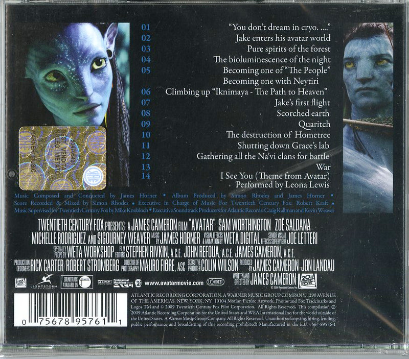 O.S.T.-Avatar - Avatar Cd 0075678957611