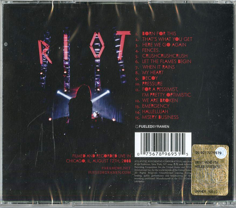 Paramore - The Final Riot! (Cd+Dvd) CD 0075678969515