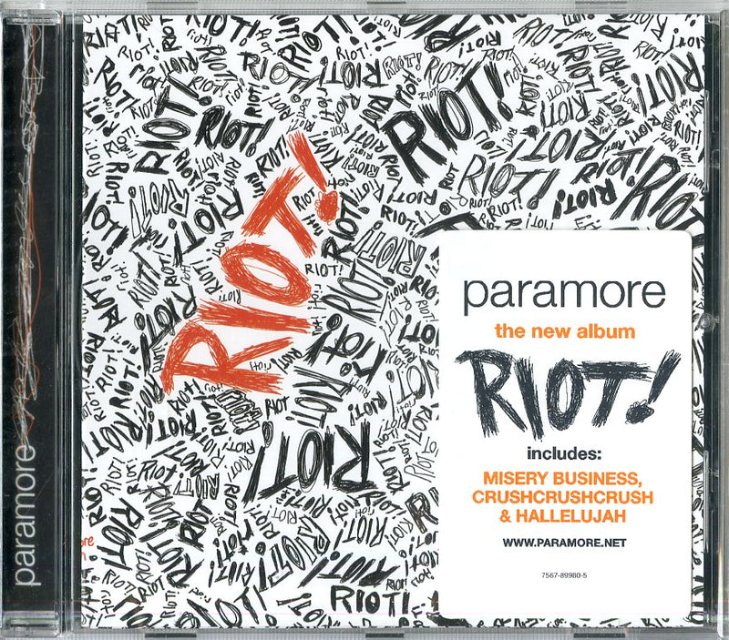 Paramore - Riot! Cd 0075678998058