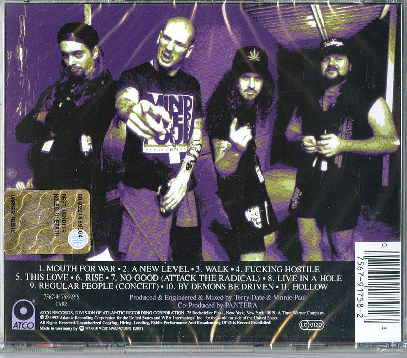 Pantera - Vulgar Display Of Power CD 0075679175823