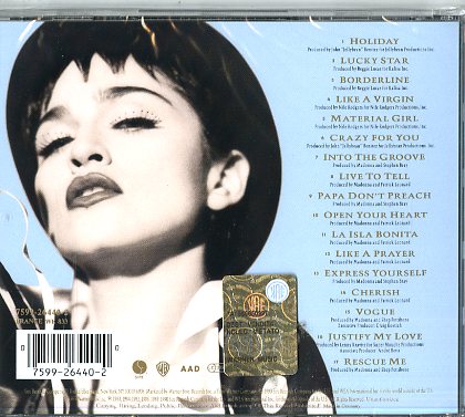 Madonna - The Immaculate Collection CD 0075992644020