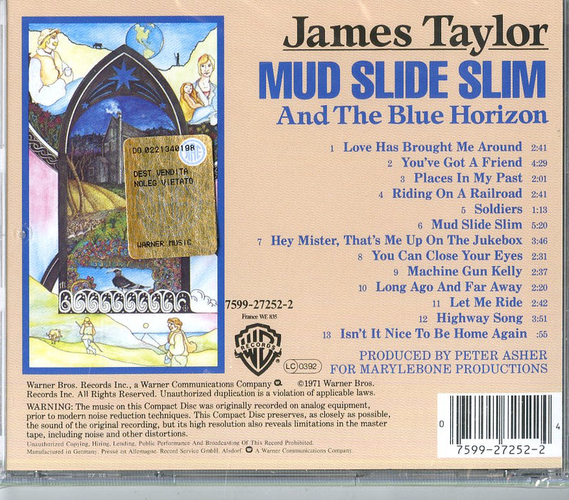 Taylor James - Mud Slide Slim And The Blue Horizon Cd 0075992725224