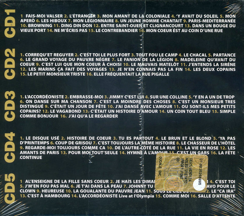 Piaf Edith - Gold Cd 0076119510105