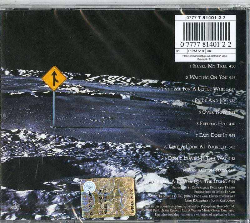 Coverdale Page - Coverdale Page Cd 0077778140122