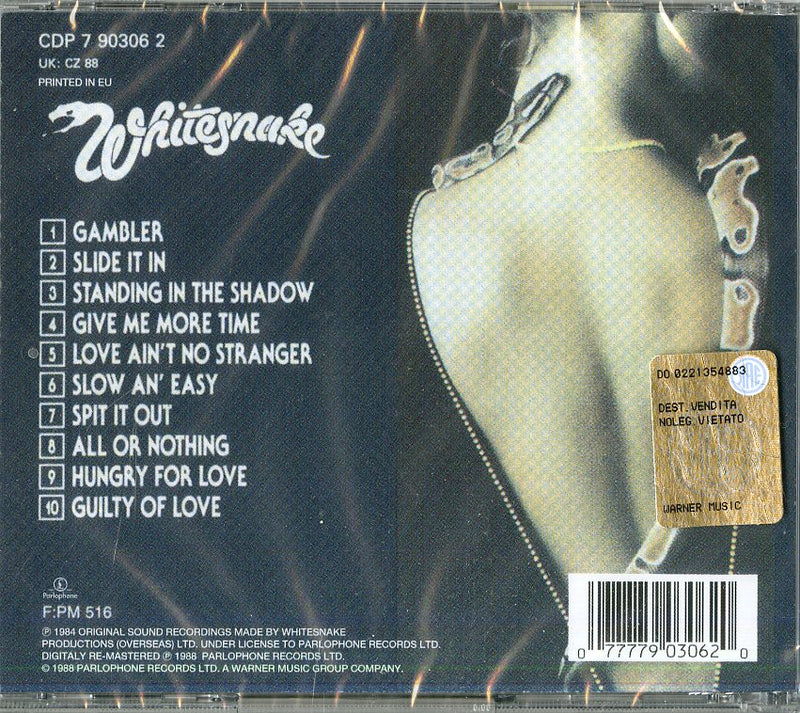 Whitesnake - Slide It In Cd 0077779030620