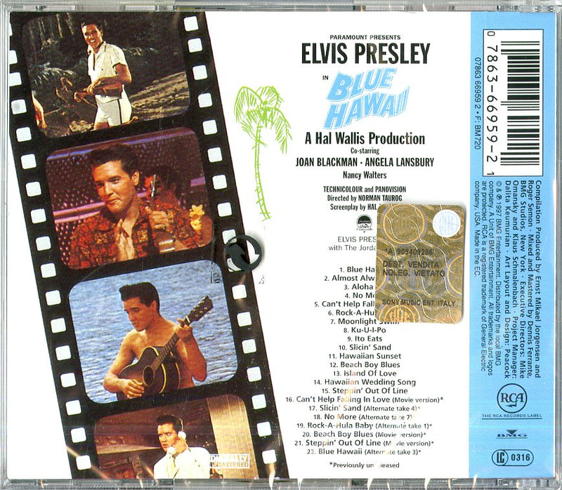 Presley Elvis - Blue Hawaii Cd 0078636695921
