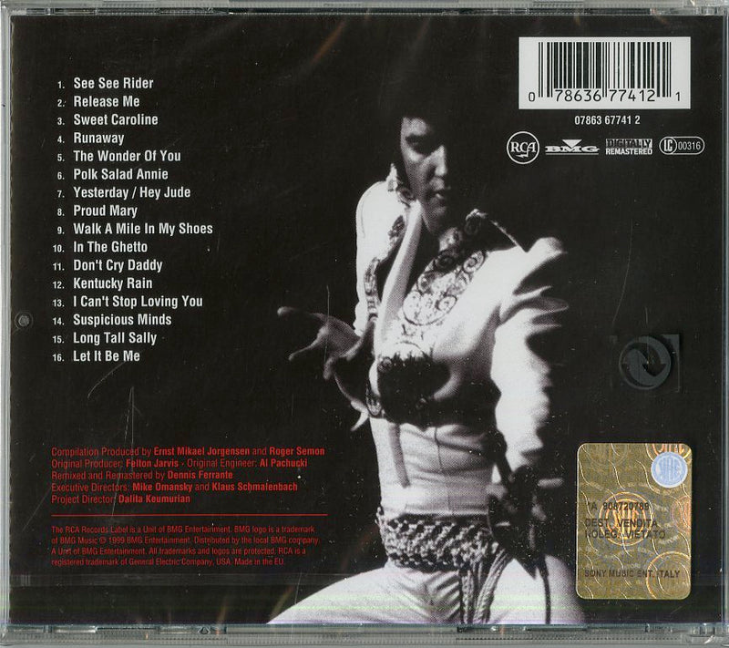 Presley Elvis - On Stage Cd 0078636774121