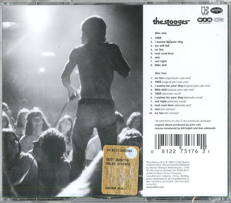 Stooges The - Stooges (Expanded And Remastered) Cd 0081227317621