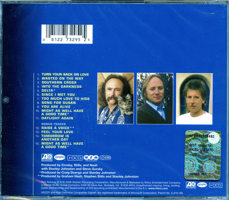 Crosby Stills & Nash - Daylight Again (Exp. & Rem.) Cd 0081227329525