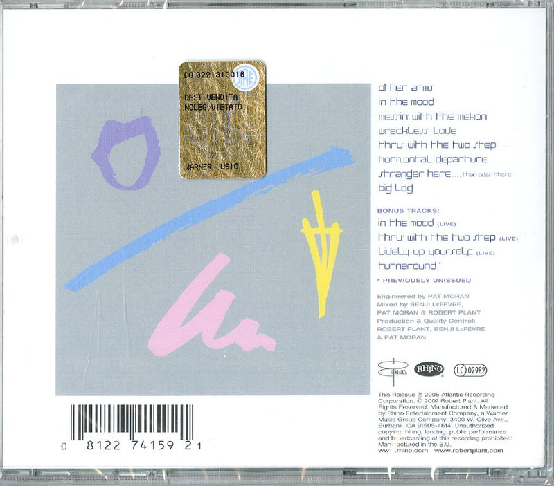 Plant Robert - The Principle Of The Moments(Exp.Ed Cd 0081227415921