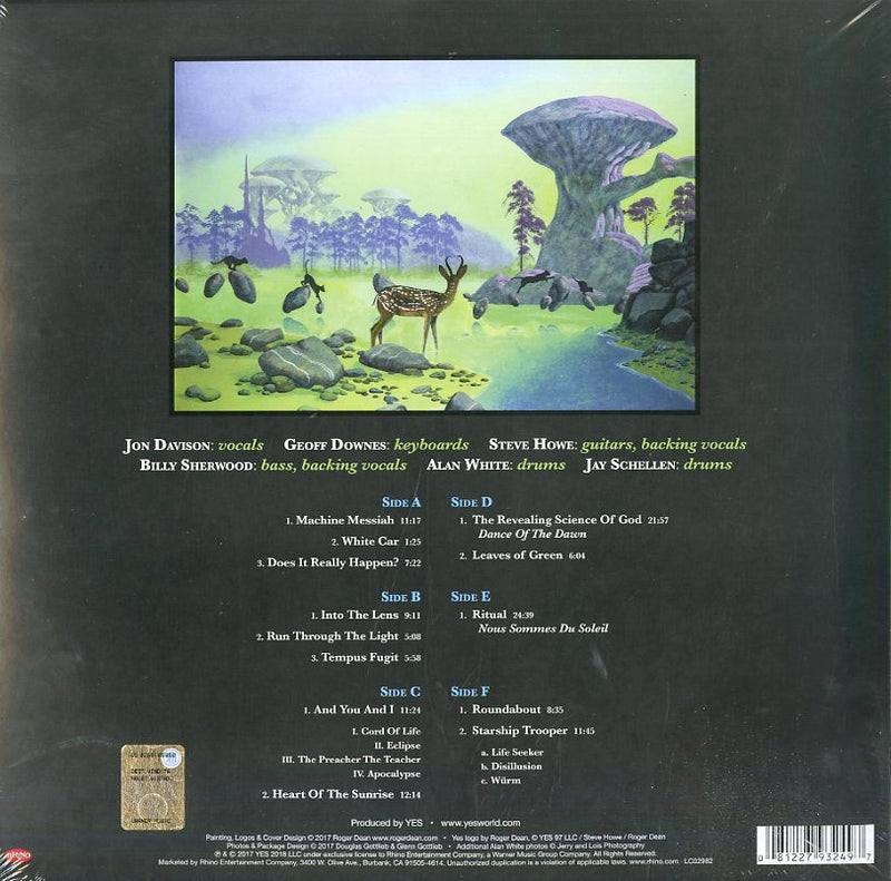 Yes - Topographic Drama Live Across America (Box 3 Lp) Vinile LP - Vinyl record 0081227932497