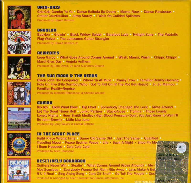 Dr. John - The Atco Albums Collection (Box 7 Cd) Cd 0081227933876