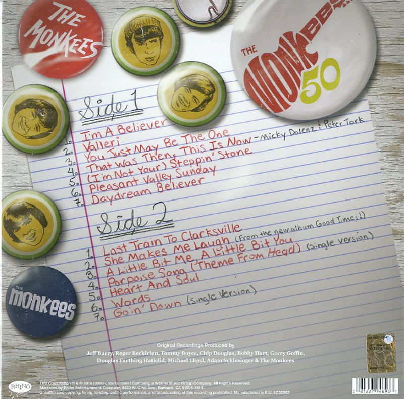 Monkees The - Forever Lp 0081227946937