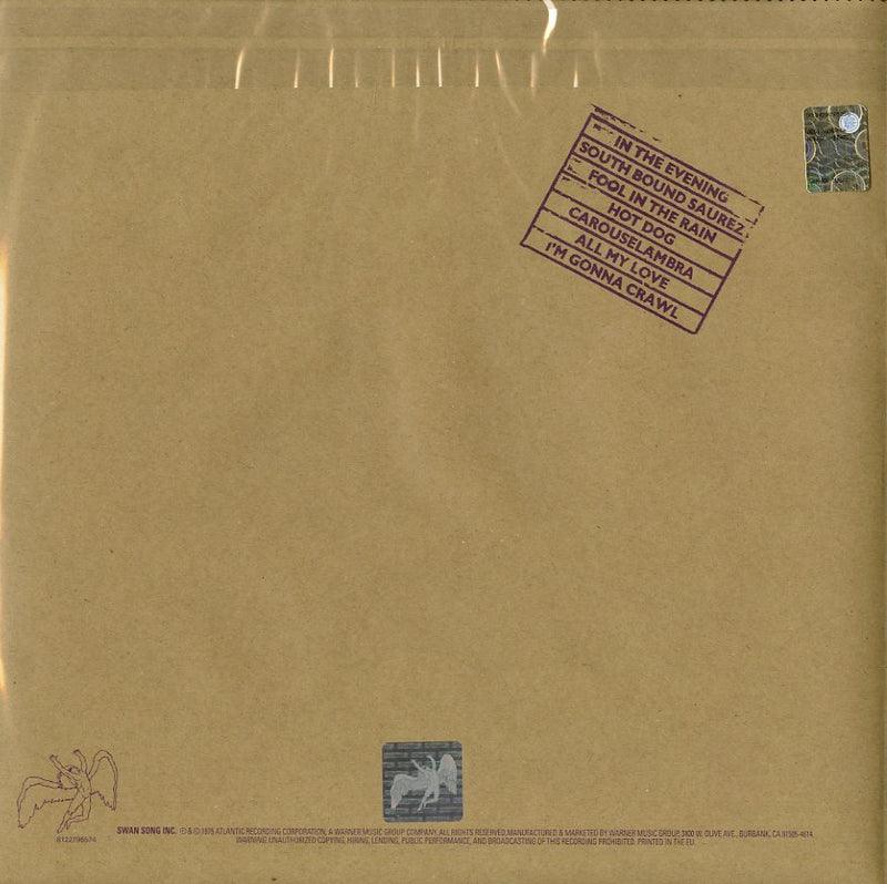 Led Zeppelin - In Through The Out Door (Remastered) Lp 0081227965747