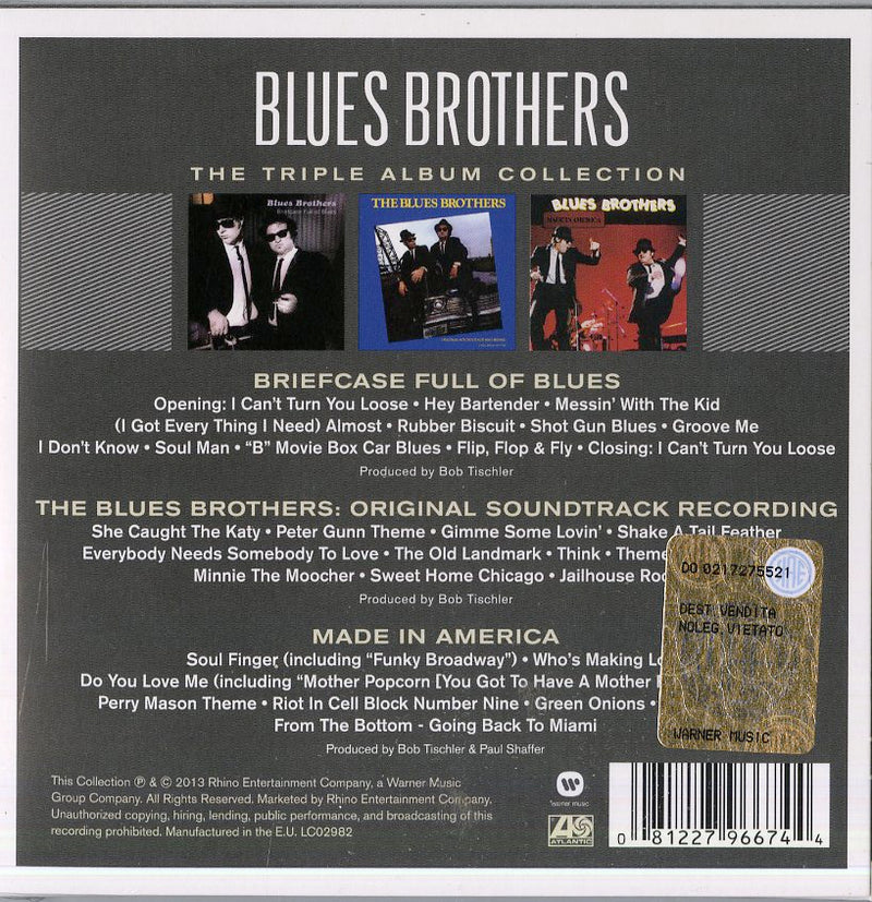 Blues Brothers - The Triple Album Collection Cd 0081227966744