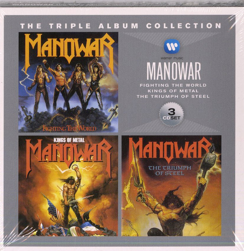 Manowar - The Triple Album Collection Cd 0081227973971