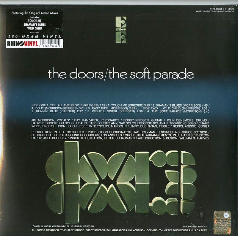 Doors The - The Soft Parade Lp 0081227986490