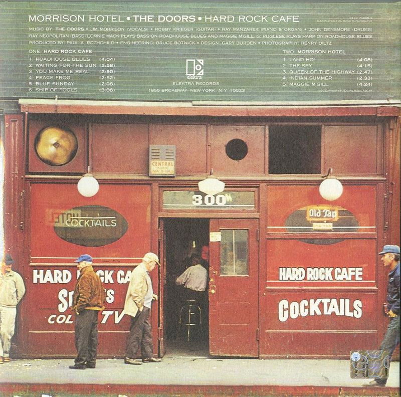 Doors The - Morrison Hotel Lp 0081227986537
