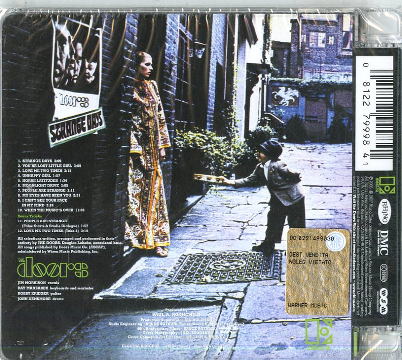 Doors - Strange Days (Expanded) Cd 0081227999841