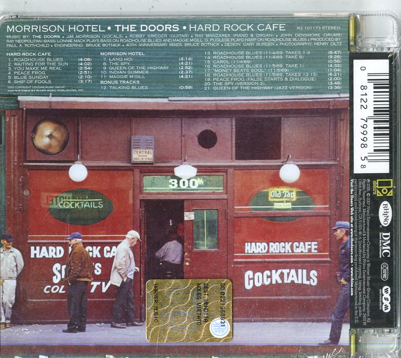 Doors - Morrison Hotel (Expanded) Cd 0081227999858