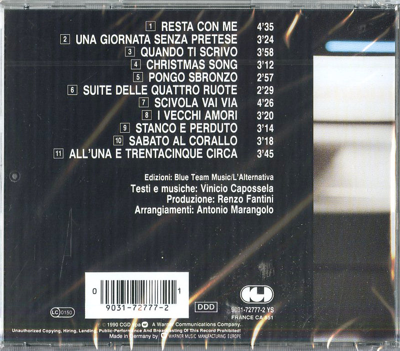 Capossela Vinicio - All'Una E 35 Circa Cd 0090317277721