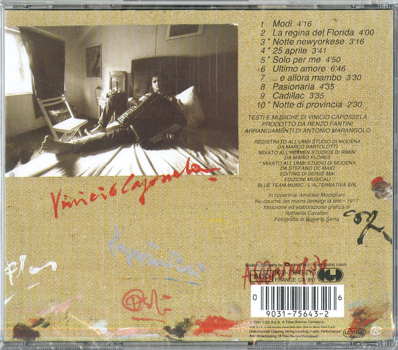 Capossela Vinicio - Modi' Cd 0090317564326