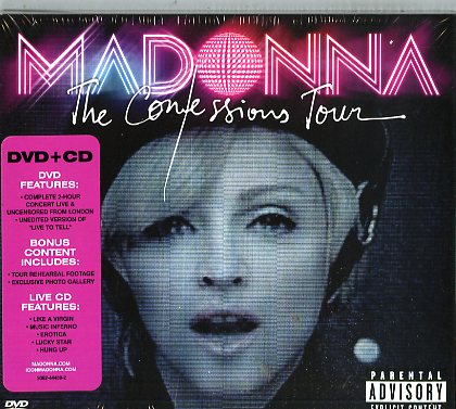 Madonna - The Confessions Tour(Cd+Dvd) CD 0093624448921