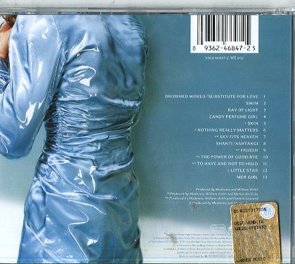 Madonna - Ray Of Light Cd 0093624684725