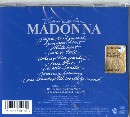 Madonna - True Blue Rimasterizzato Cd 0093624790228