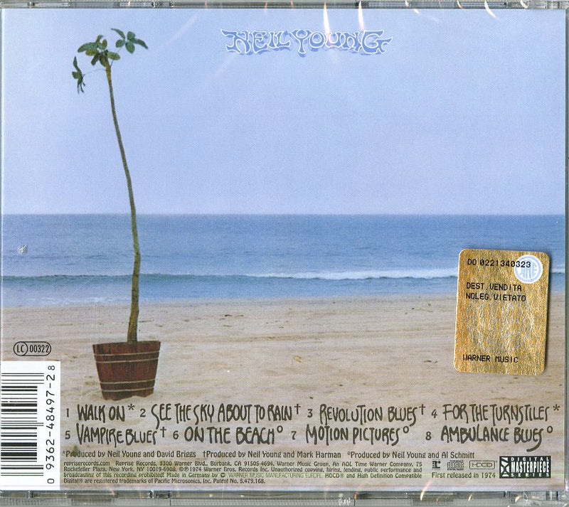 Young Neil - On The Beach Cd 0093624849728