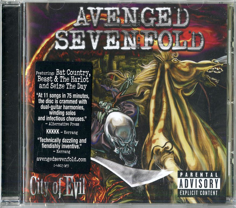 Avenged Sevenfold - City Of Evil Cd 0093624861324