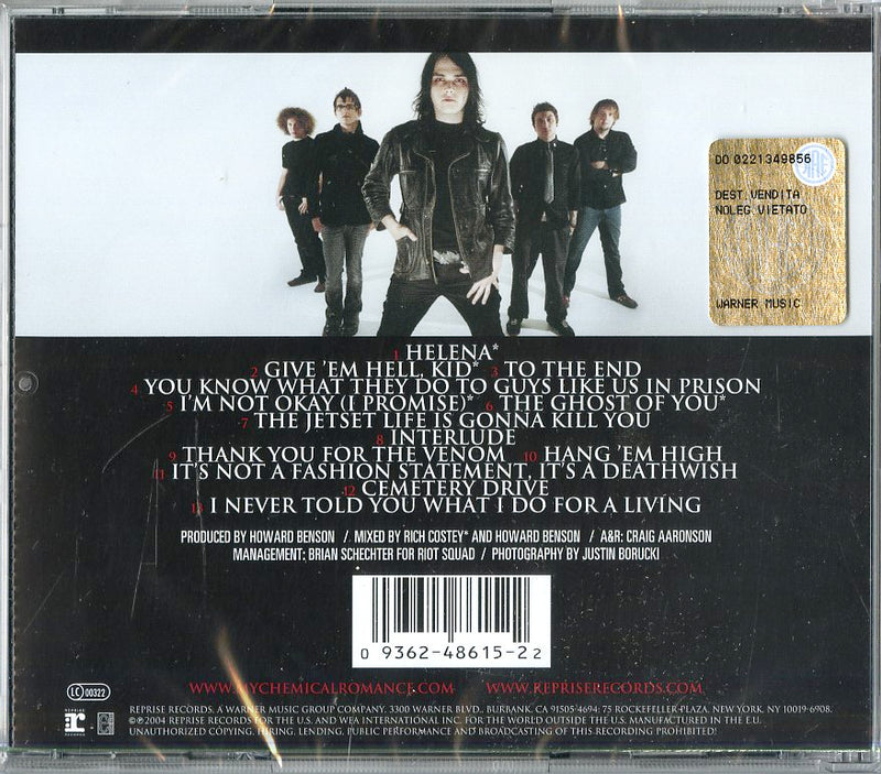 My Chemical Romance - Three Cheers For Sweet Revenge Cd 0093624861522