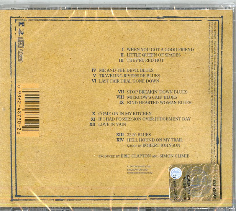 Clapton Eric - Me And Mr.Johnson Cd 0093624873020