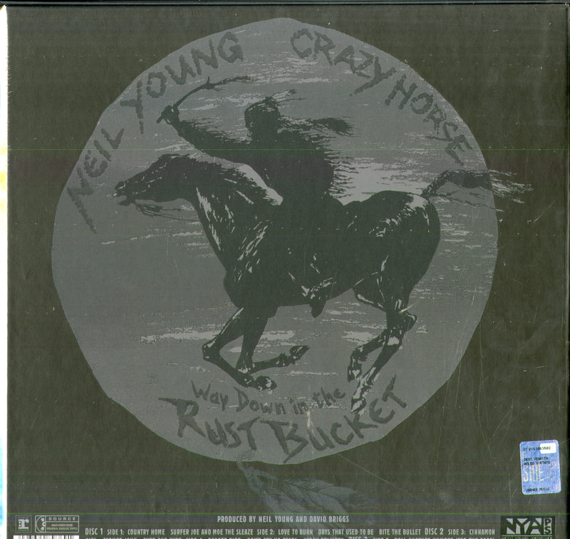 Young Neil & Crazy Horse - Way Down In The Rust Bucket Lp 0093624893691