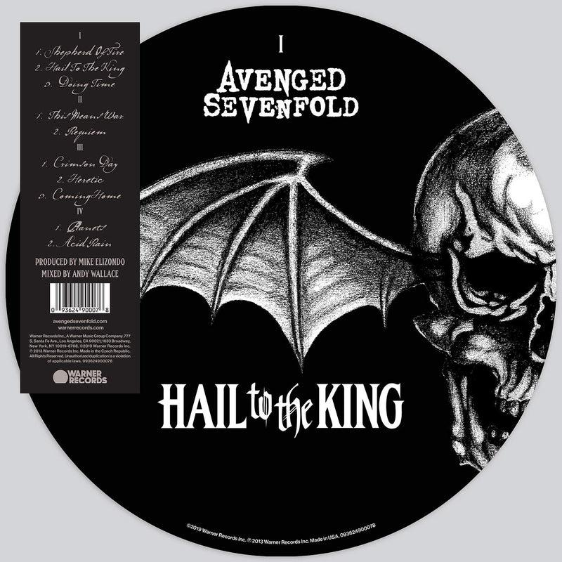 Avenged Sevenfold - Hail To The King (Picture Disc) Lp 0093624900078